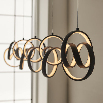 Cosma 5 Light Bar Pendant Black
