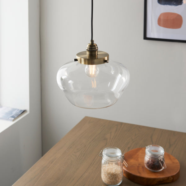 Anri Antique Brass Ceiling Pendant