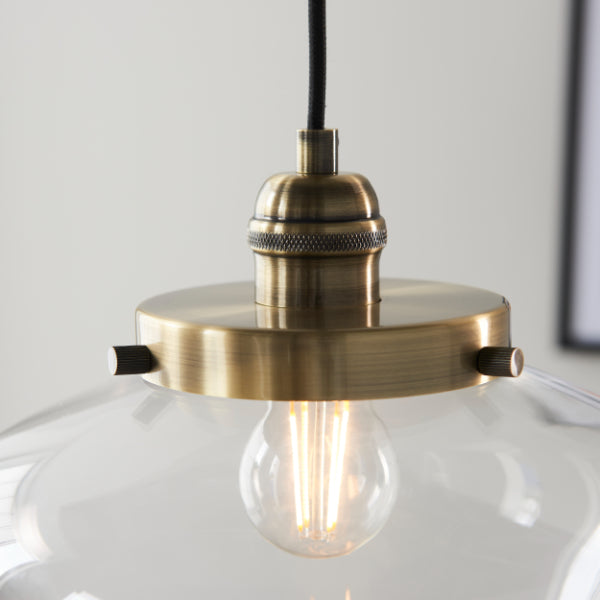 Anri Antique Brass Ceiling Pendant