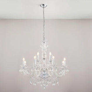Clarence 12 Light Crystal Chandelier