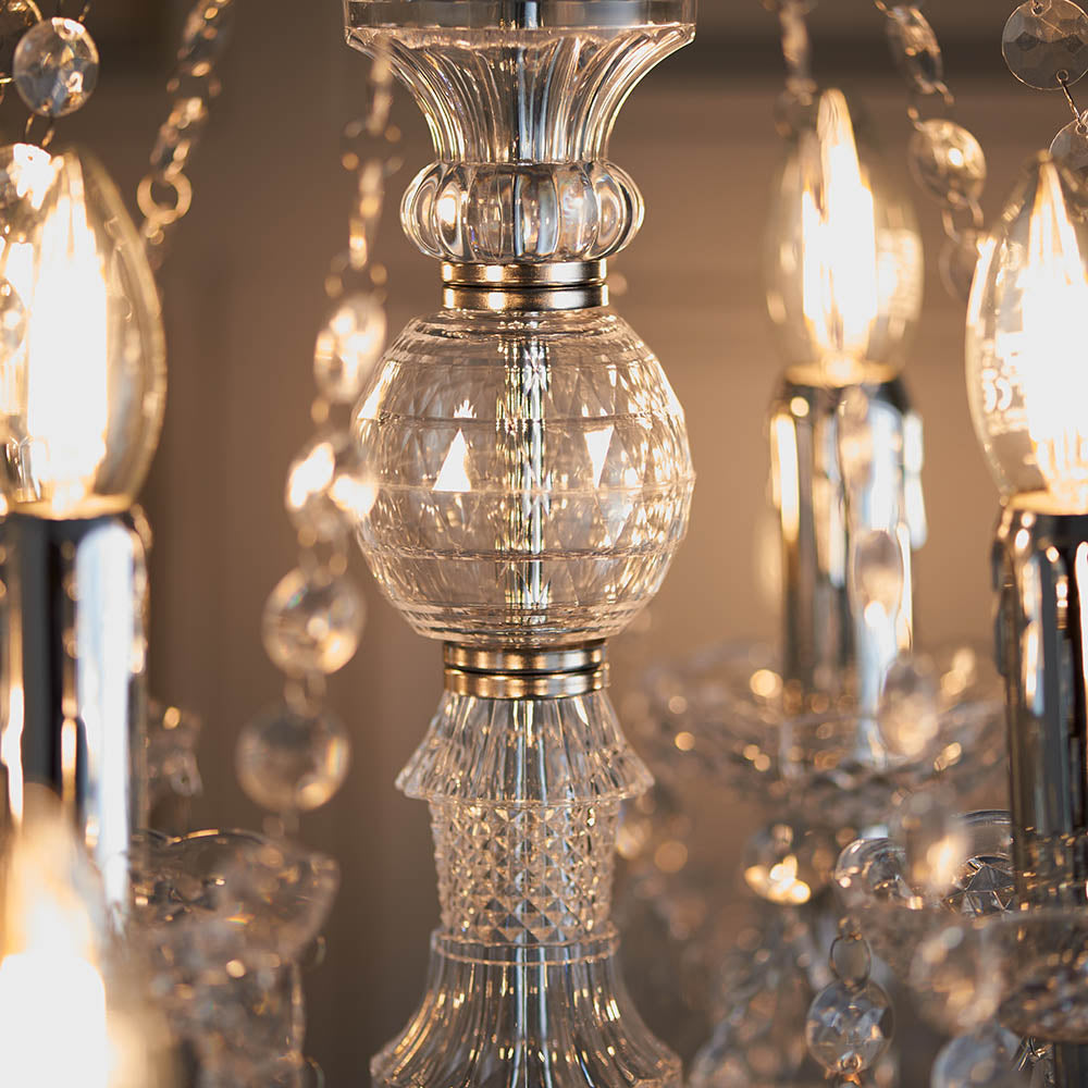 Clarence 12 Light Crystal Chandelier