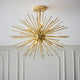 Orta 6 Light Gold Semi Flush Ceiling Light