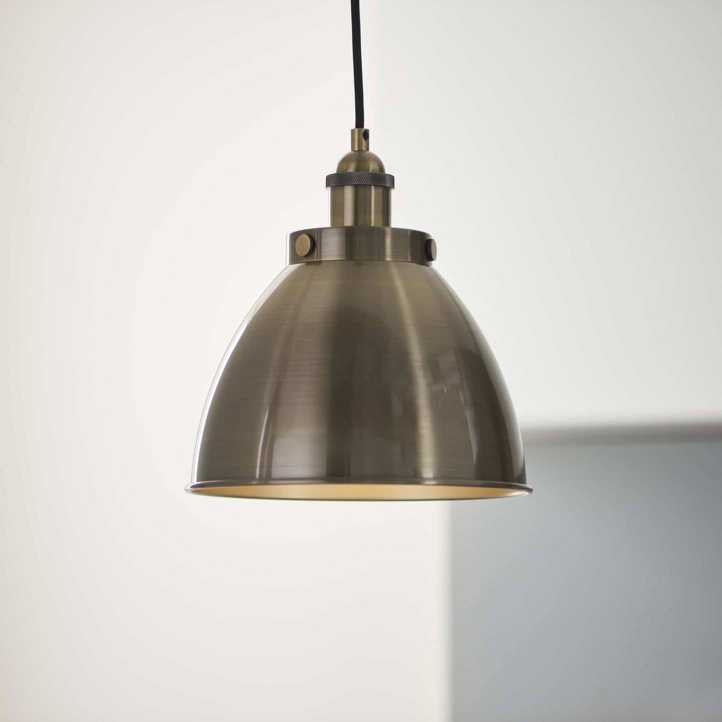 Franklin Small Pendant Antique Brass