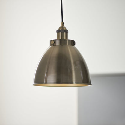 Franklin Small Pendant Antique Brass