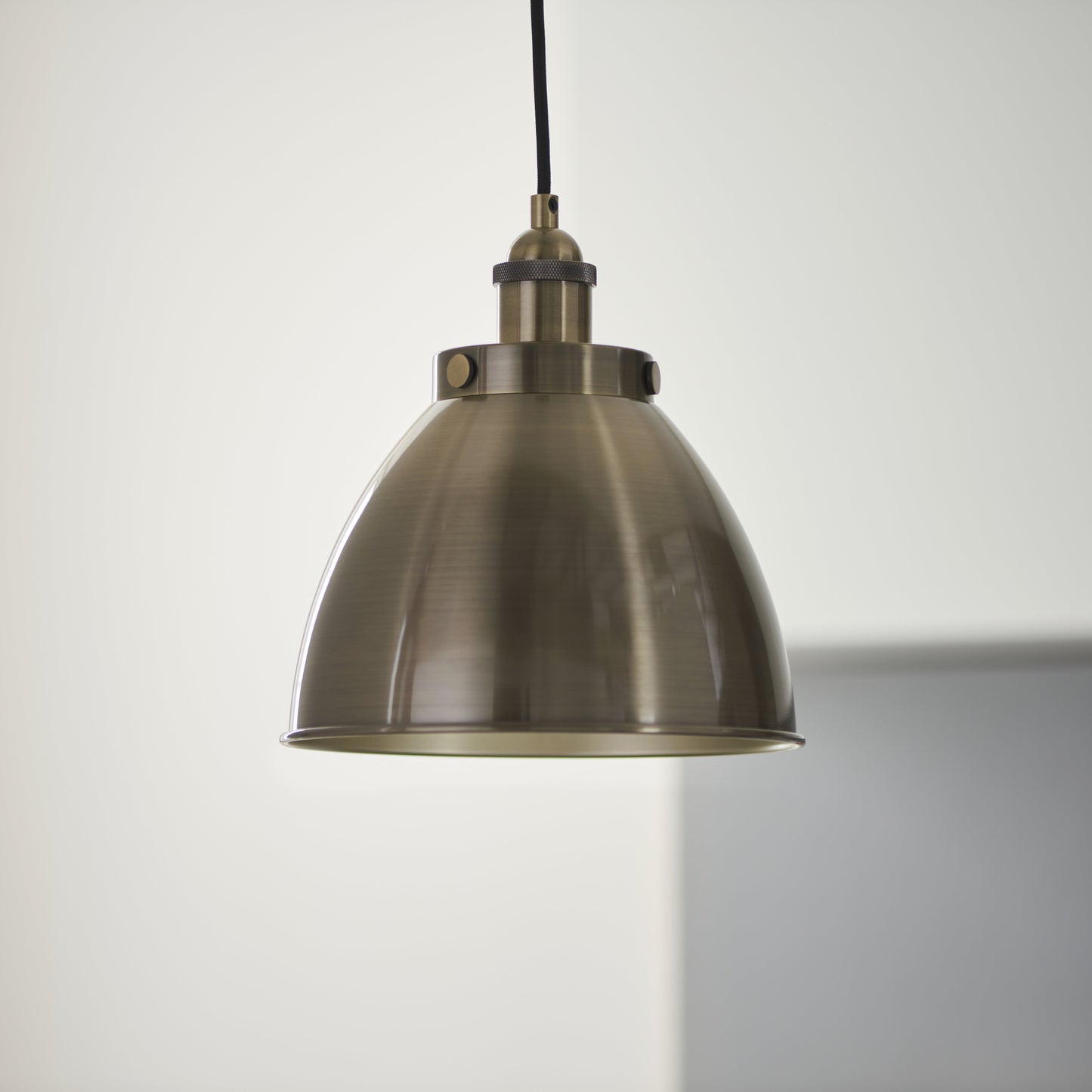 Franklin Small Pendant Antique Brass