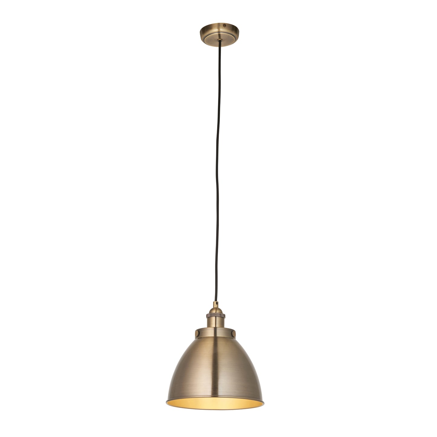 Franklin Small Pendant Antique Brass