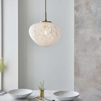 Mali 1 Light Pendant Satin Brass