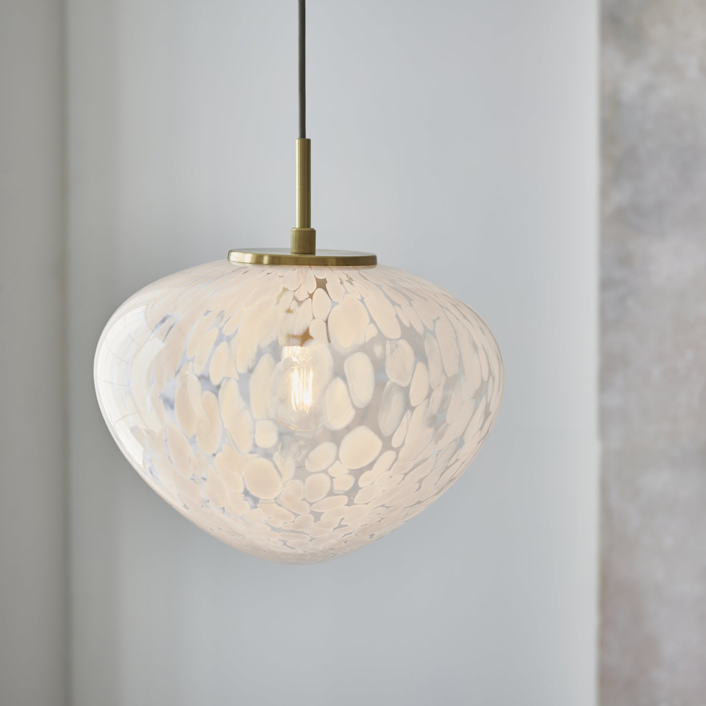 Mali 1 Light Pendant Satin Brass