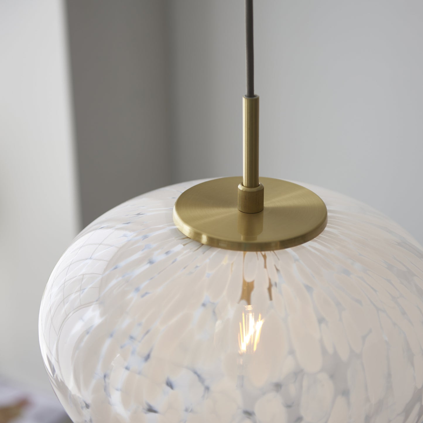 Mali 1 Light Pendant Satin Brass