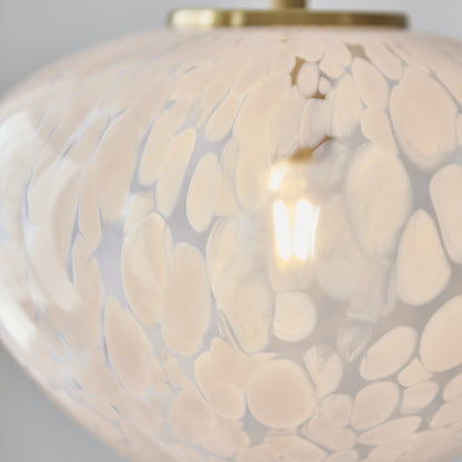 Mali 1 Light Pendant Satin Brass