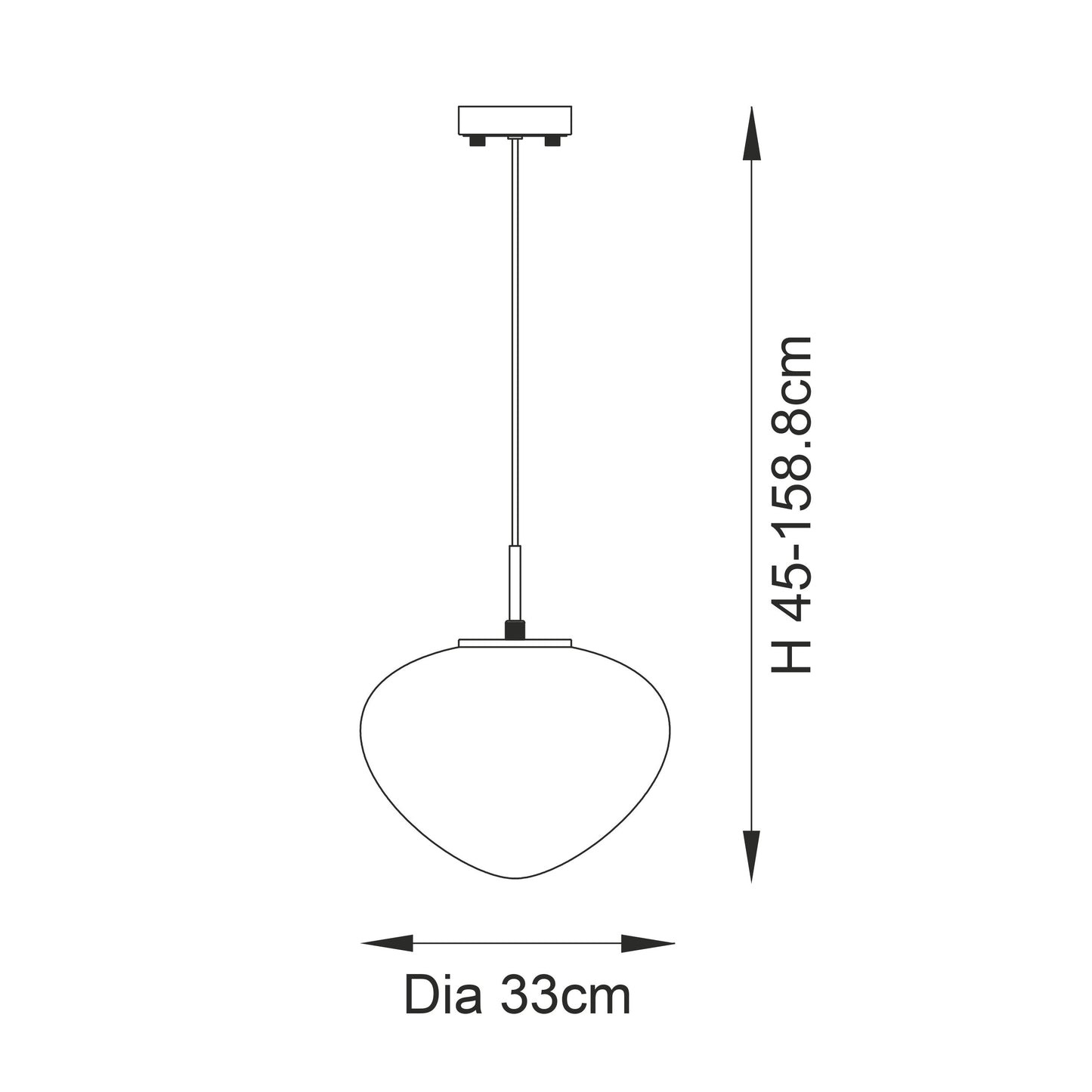Mali 1 Light Pendant Satin Brass