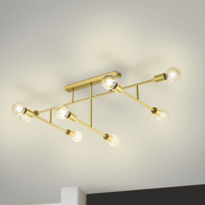 Belsiana Semi-Flush Gold Ceiling Light