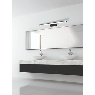 Pandella Medium LED Black Mirror Light