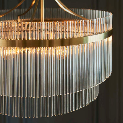 Marietta 5 Light Antique Brass Pendant Ceiling Light