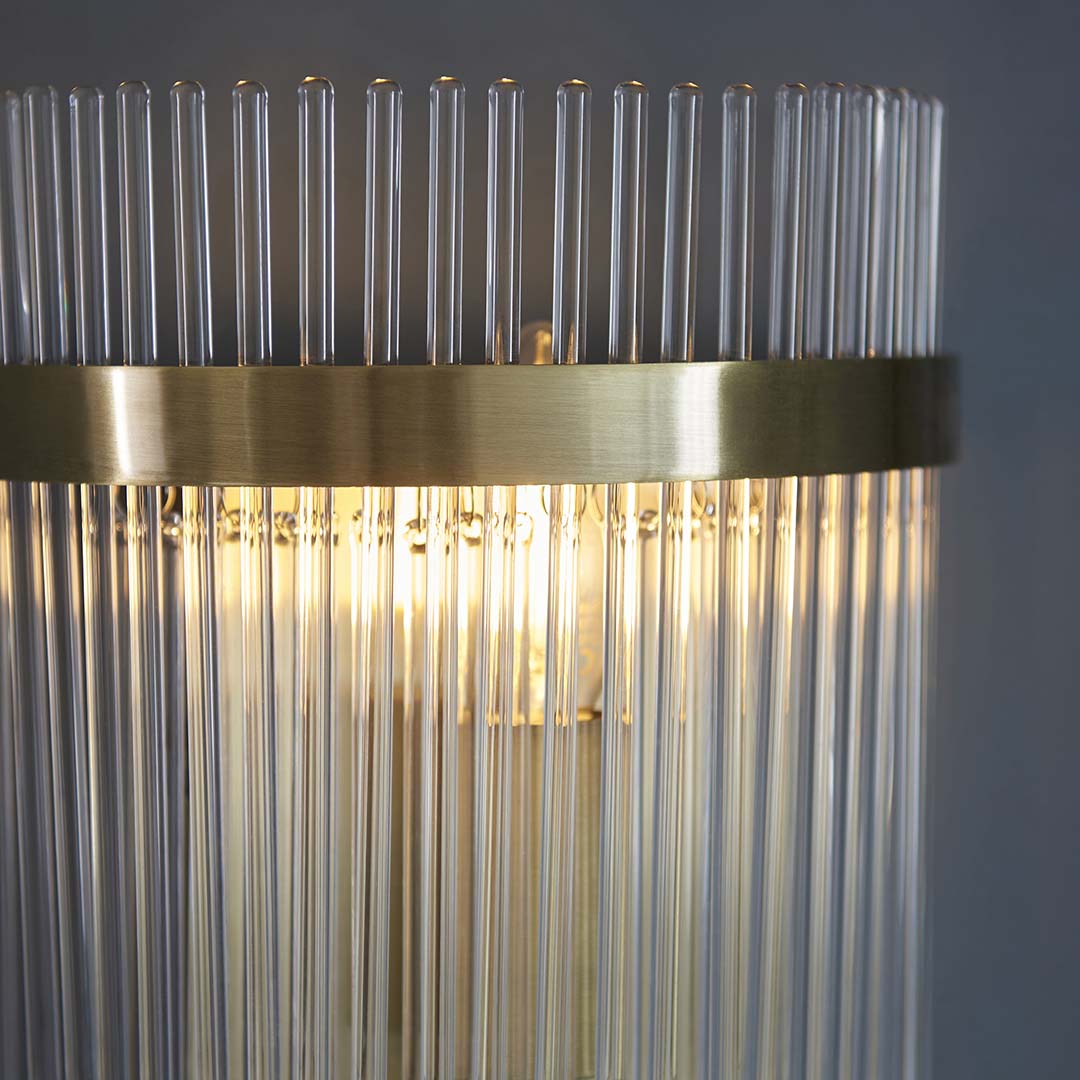 Marietta Antique Brass Wall Light