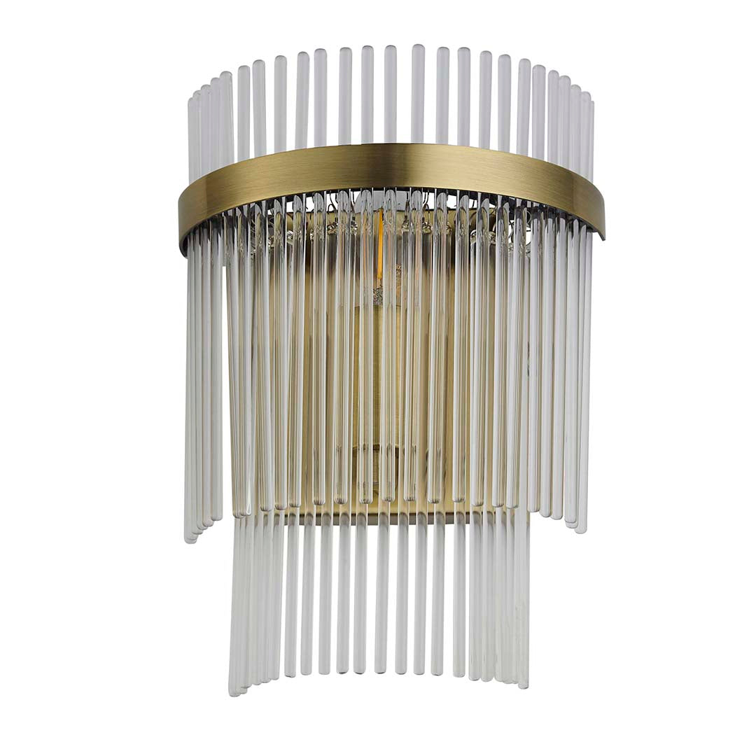 Marietta Antique Brass Wall Light
