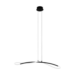 Egidonella Black LED Linear Pendant Ceiling Light