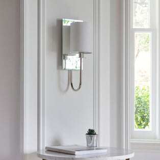 Maia Nickel Wall Light