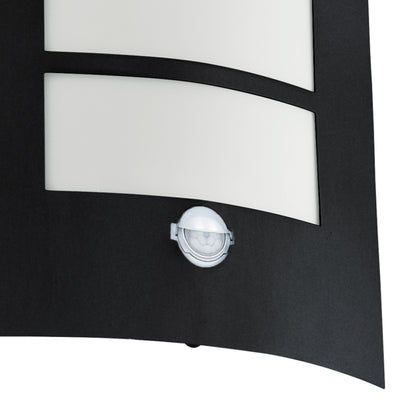 City Black Outdoor Wall Light