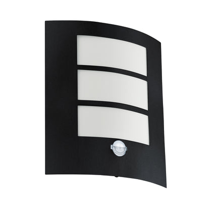 City Black Outdoor Wall Light