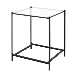 Naranjo Black End Table with Integrated LED