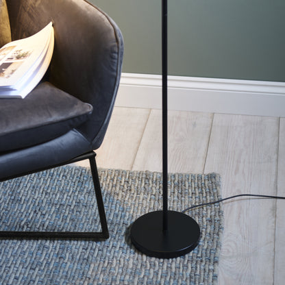 Dedicated Reader Task Floor Lamp Black