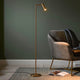 Dedicated Reader Gold LED Task Floor Lamp