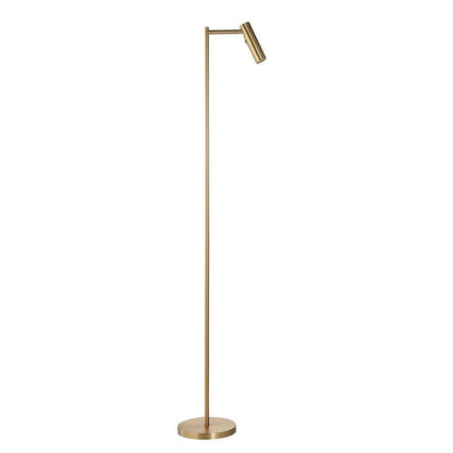 Dedicated Reader LED Gold Task Floor Lamp