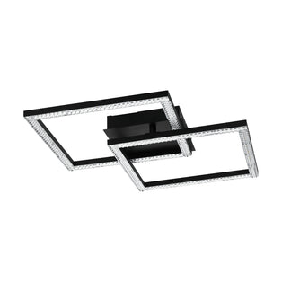 Lejias Black LED Flush Ceiling Light