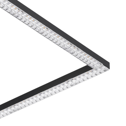 Lejias LED Black Flush Ceiling Light