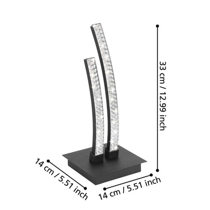 Lejias Black LED Table Lamp