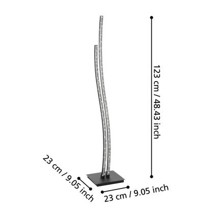 Lejias LED Black Floor Lamp