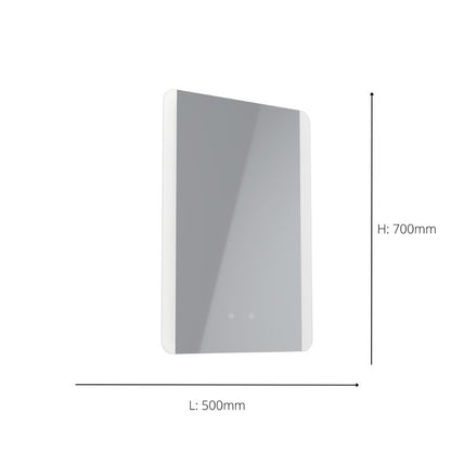 Buenavista Portrait 2-Light LED Touch Bathroom Mirror