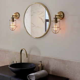 ZOFIA 1LT WALL LIGHT ANT/BR