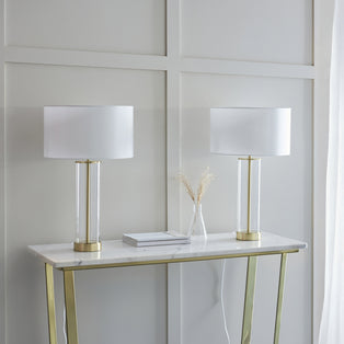 Lessina Touch Table Lamp Twin Pack Gold