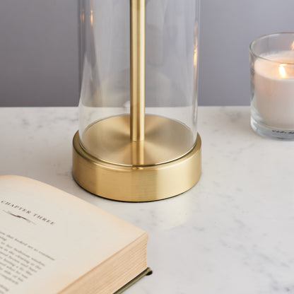 Lessina Touch Table Lamp Twin Pack Gold