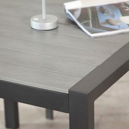 Adrano 4 Seat Polywood Alu Square Collection Stacking