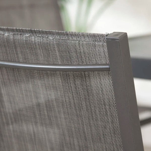 Adrano 4 Seat Polywood Alu Square Collection Stacking