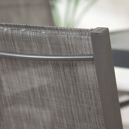 Adrano 4 Seat Polywood Alu Square Collection Stacking