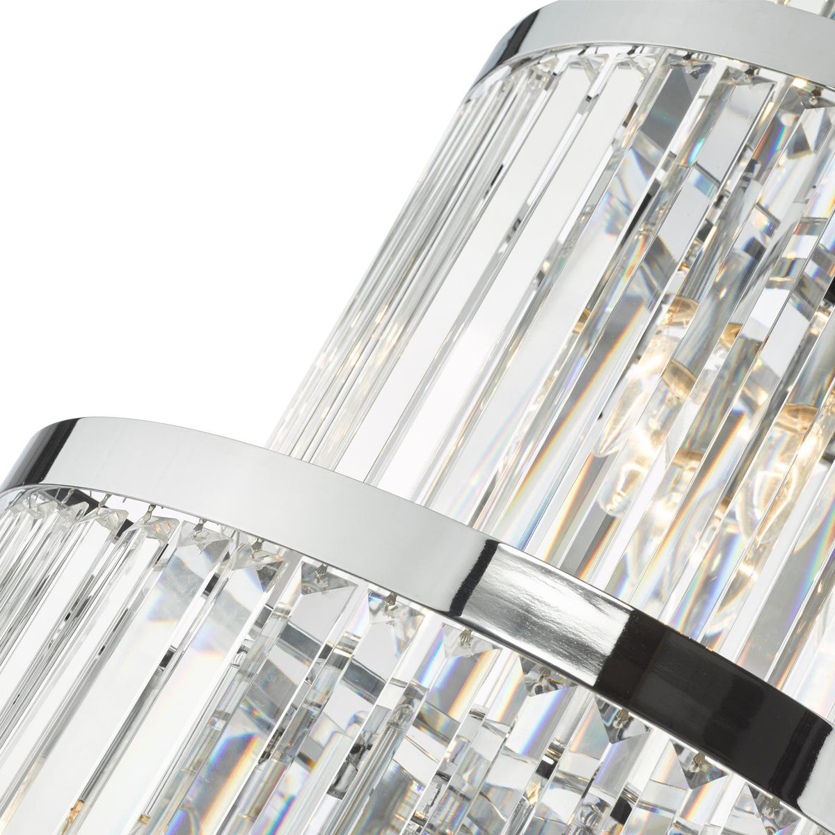 Angel 28 Light Chandelier Crystal and Polished Chrome