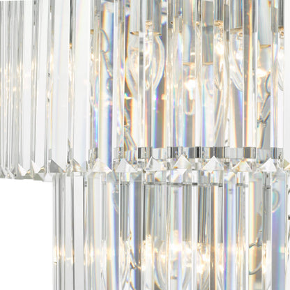Angel 28 Light Chandelier Crystal and Polished Chrome
