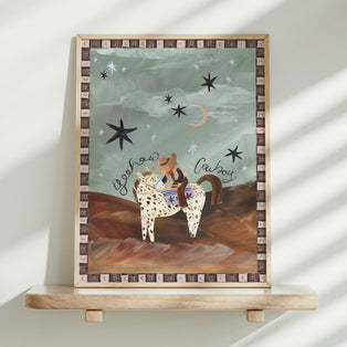Desert Cowboy Art Print