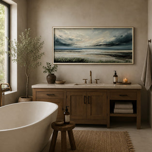 Beach Wilderness 50x100cm Framed Canvas