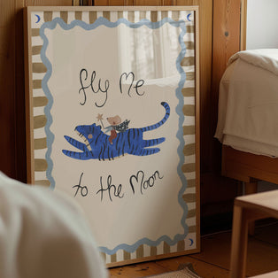 Fly Me To The Moon Art Print