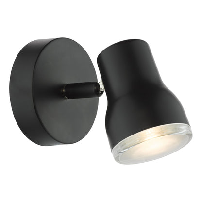Clint Bathroom Wall Spotlight Matte Black IP44