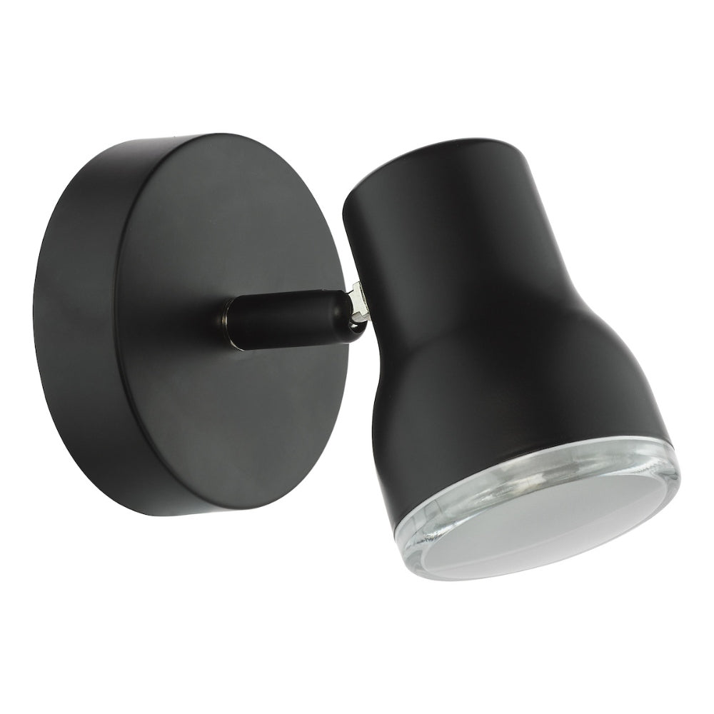 Clint Bathroom Wall Spotlight Matte Black IP44