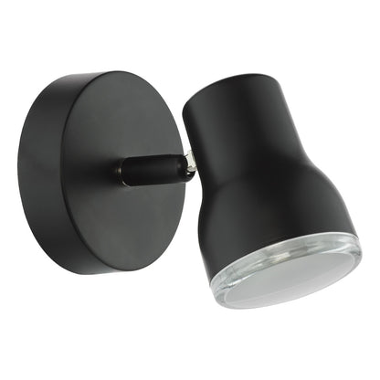 Clint Bathroom Wall Spotlight Matte Black IP44