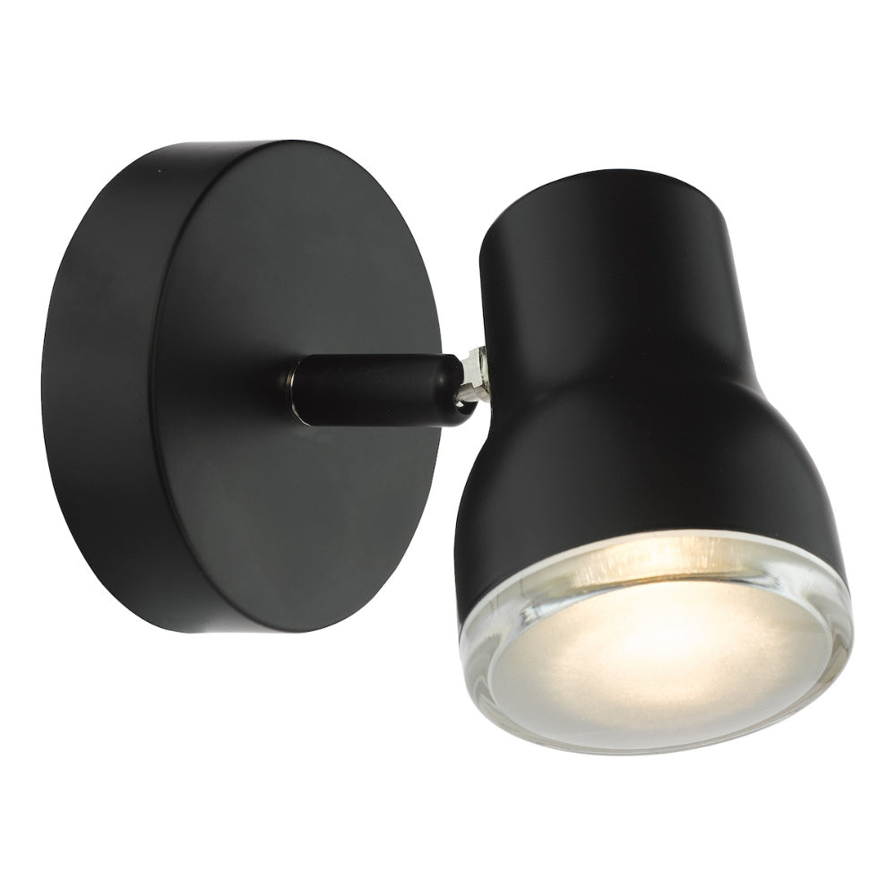 Clint Bathroom Wall Spotlight Matte Black IP44