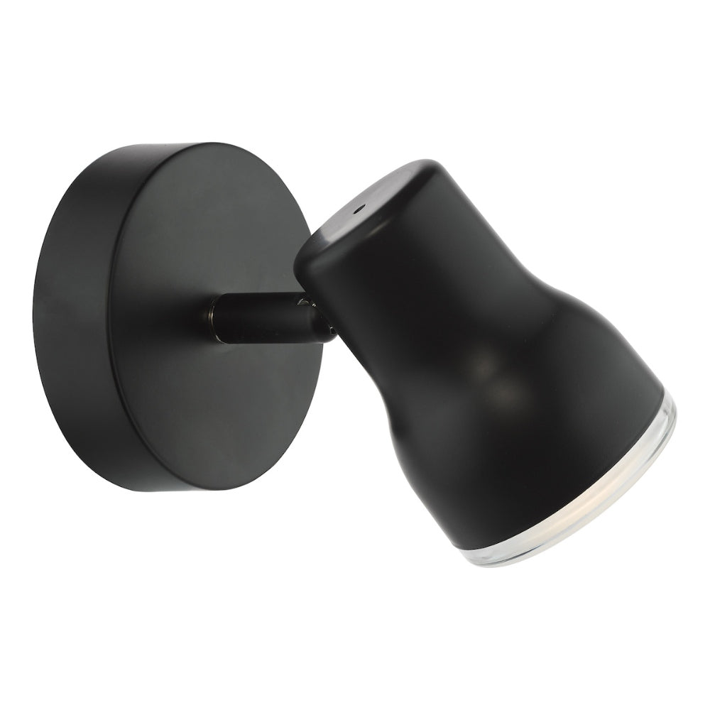 Clint Bathroom Wall Spotlight Matte Black IP44