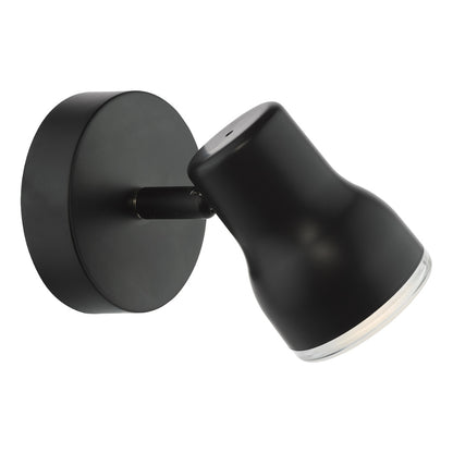 Clint Bathroom Wall Spotlight Matte Black IP44